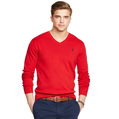 red designer sweaters